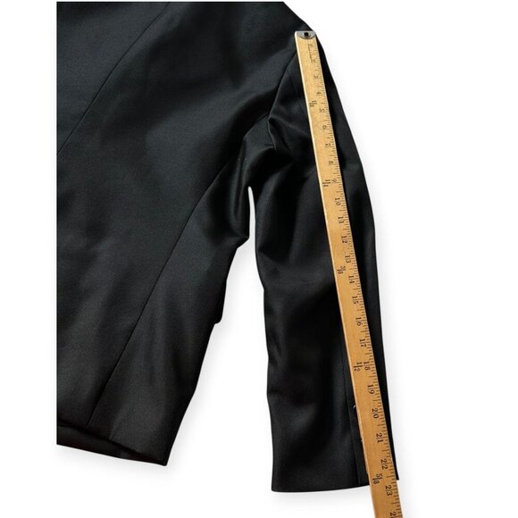 Comme des Garçons CDG Polyester Serge Thick Blazer Black, Size L, RN-J016 FW24 - Picture 15 of 16